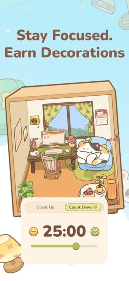 Meowchi - Cute Cat Focus Timer – screenshot 4