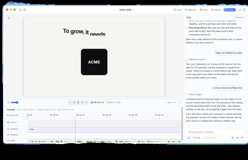 Luca – screenshot 1
