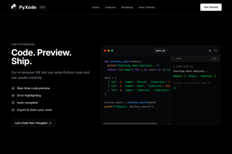 Python Learning Platform for Students