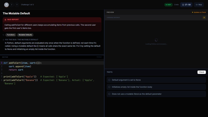 Python Learning Platform for Students – screenshot 2