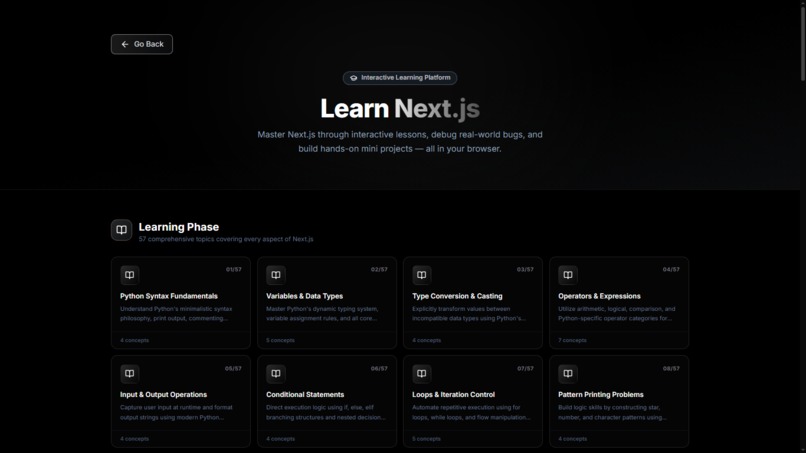 Python Learning Platform for Students – screenshot 9