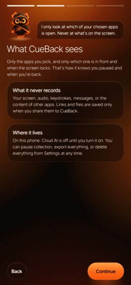 CueBack – screenshot 9