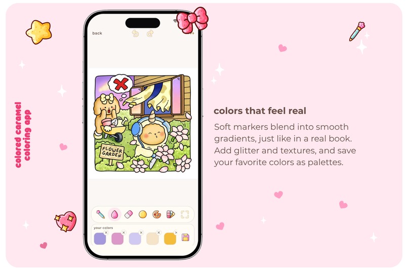 Colored Caramel coloring app – screenshot 4