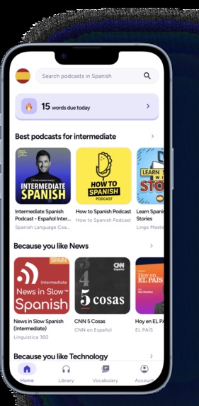 Unipod - immersive language learning – screenshot 1