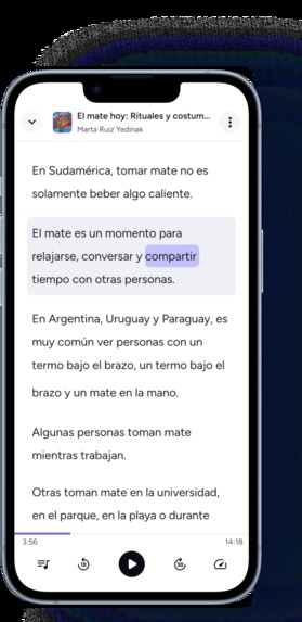 Unipod - immersive language learning – screenshot 2