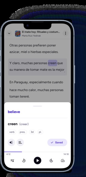 Unipod - immersive language learning – screenshot 3