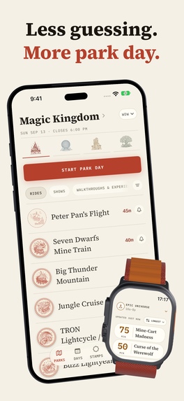 Parky! - Theme Park Tracker – screenshot 1