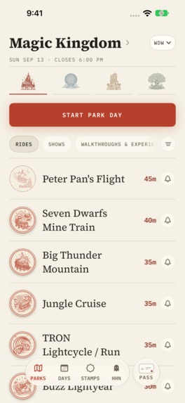 Parky! - Theme Park Tracker – screenshot 10