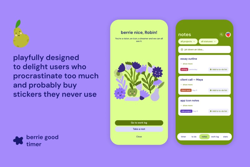 Berrie good timer – screenshot 4