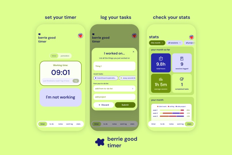 Berrie good timer – screenshot 2