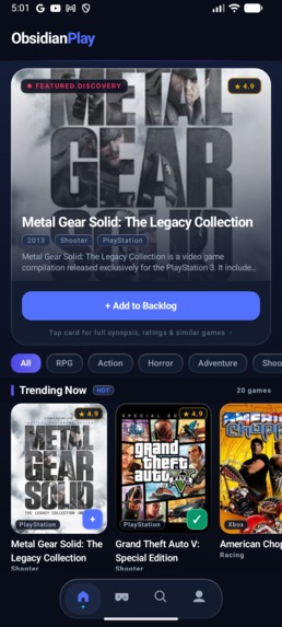 ObsidianPlay – screenshot 2
