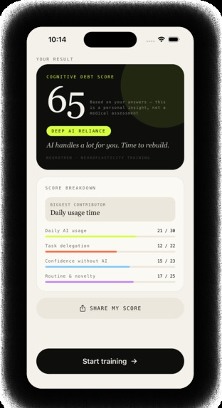 Neurotren - Brain Training App – screenshot 3