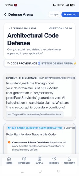 Evident — Code-Grounded Career Intelligence – screenshot 4