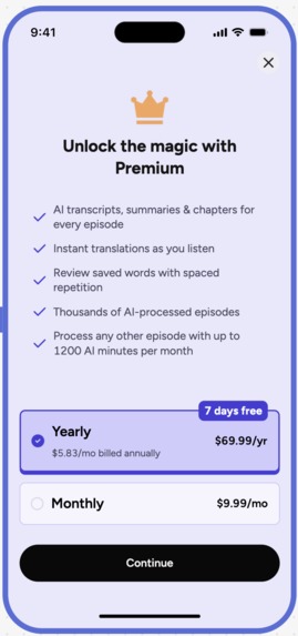 Unipod - immersive language learning – screenshot 7