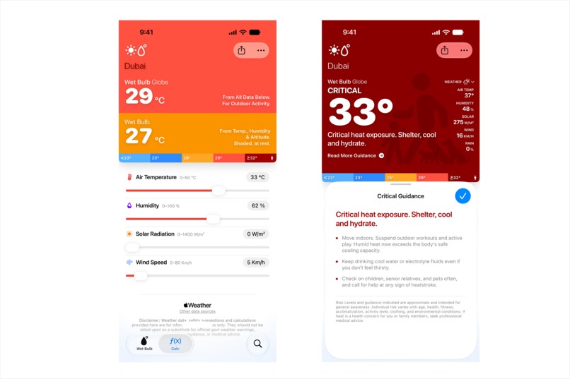 Wet Bulb Temperature: Tracker and Alerts – screenshot 6