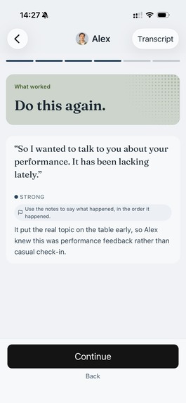 Bravy — The work journal that teaches real conversations – screenshot 11