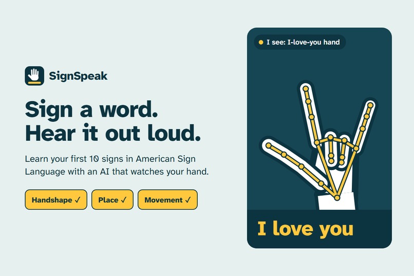 SignSpeak – screenshot 2