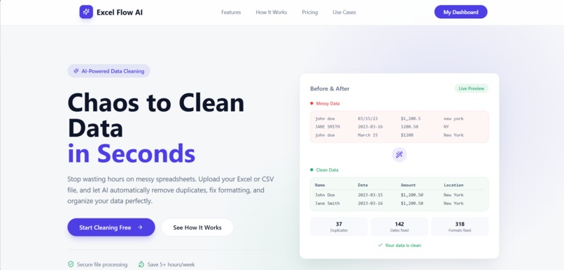 Excel Flow Ai  – screenshot 1