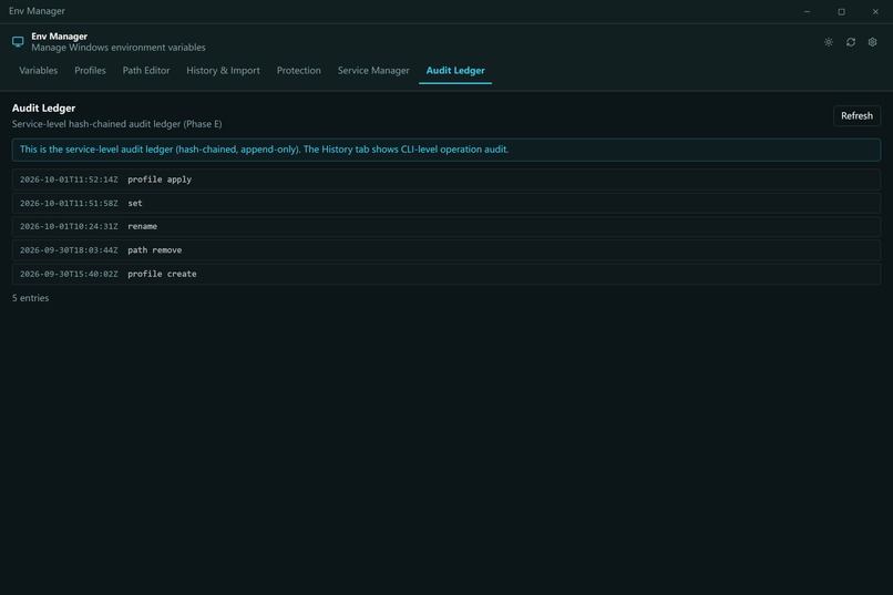 env-manager – screenshot 3