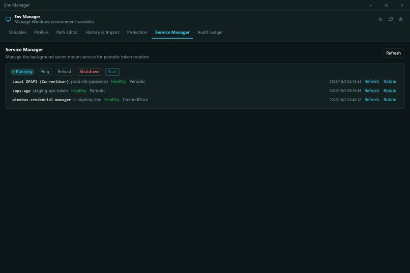 env-manager – screenshot 4