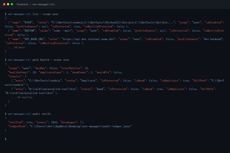 env-manager – screenshot 7
