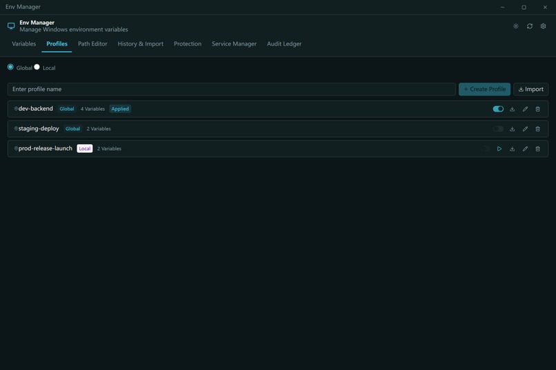 env-manager – screenshot 10