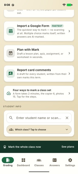 UMarkless: AI Test Marking for Teachers – screenshot 2