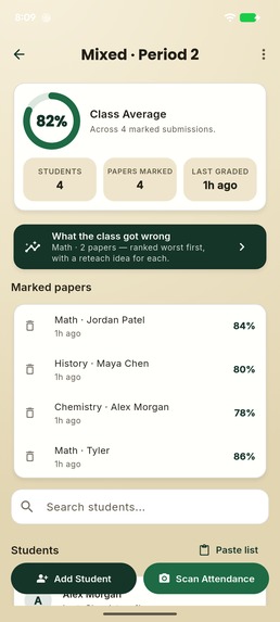 UMarkless: AI Test Marking for Teachers – screenshot 3