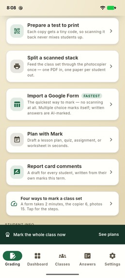 UMarkless: AI Test Marking for Teachers – screenshot 6