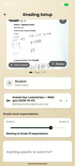 UMarkless: AI Test Marking for Teachers – screenshot 12