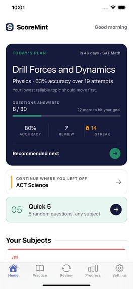 ScoreMint: SAT, ACT and AP Practice, Explained – screenshot 7