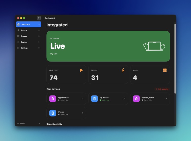 Integrated – screenshot 2