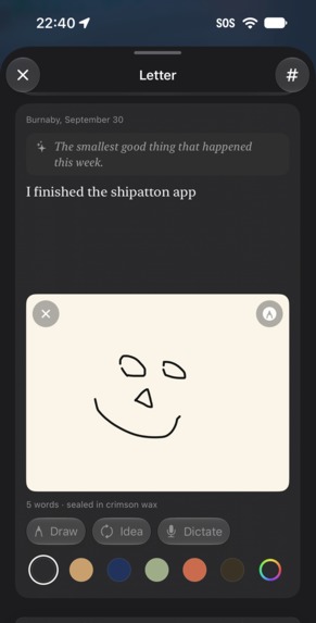 Baranov: Slow Mail & Penpal – screenshot 2