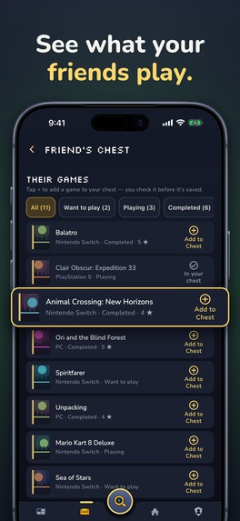 GameChest: Game Tracker - Save the games you spot in seconds – screenshot 6