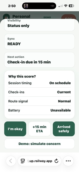 SafeCircle - Someone Should Notice – screenshot 2