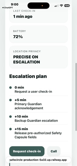 SafeCircle - Someone Should Notice – screenshot 8