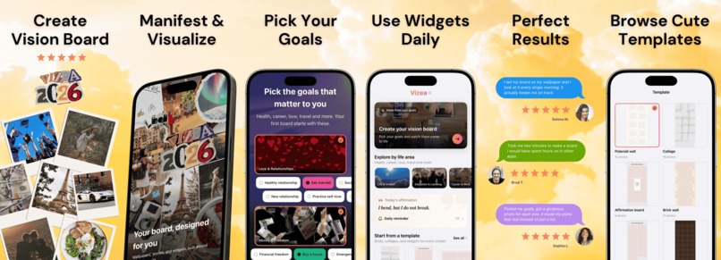 Vizea: Vision Board & Manifest – screenshot 1