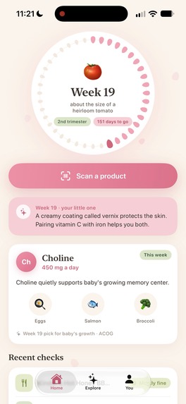Pregnancy Food Scanner: Nomi – screenshot 3