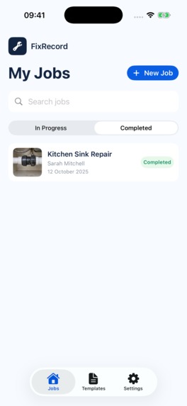 FixRecord – screenshot 2
