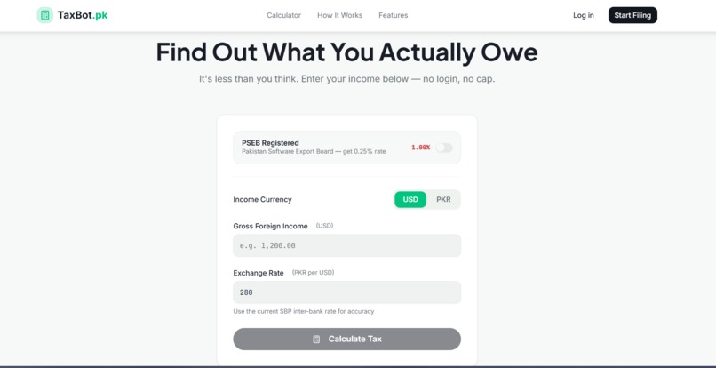 Taxbot.pk – screenshot 3