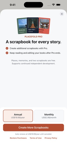 Placefold: Travel Journal – screenshot 13