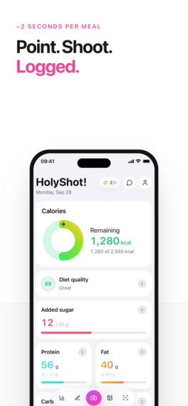 HolyShot: Snap a Meal, Coach Everything – screenshot 2