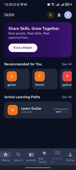 SkillX – screenshot 1
