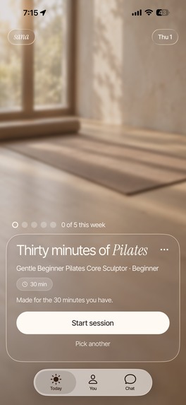 Sana: Yoga & Pilates For You – screenshot 5