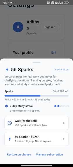 Versa: Learn How You Think – screenshot 7