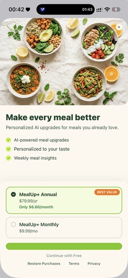 MealUp – screenshot 2