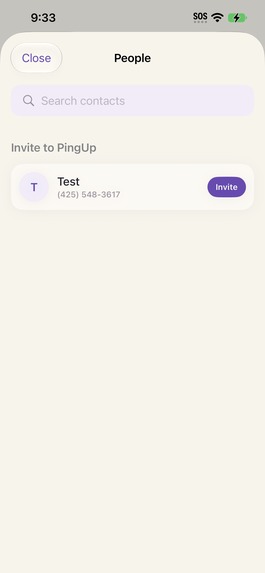 PingUp – screenshot 3