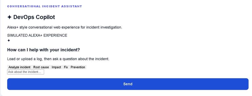 DevOps Copilot – AI Incident & Root Cause Assistant – screenshot 2