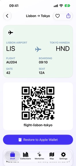 PassShelf – screenshot 1