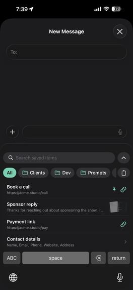 Clip: Save Anything, Paste Anywhere – screenshot 3